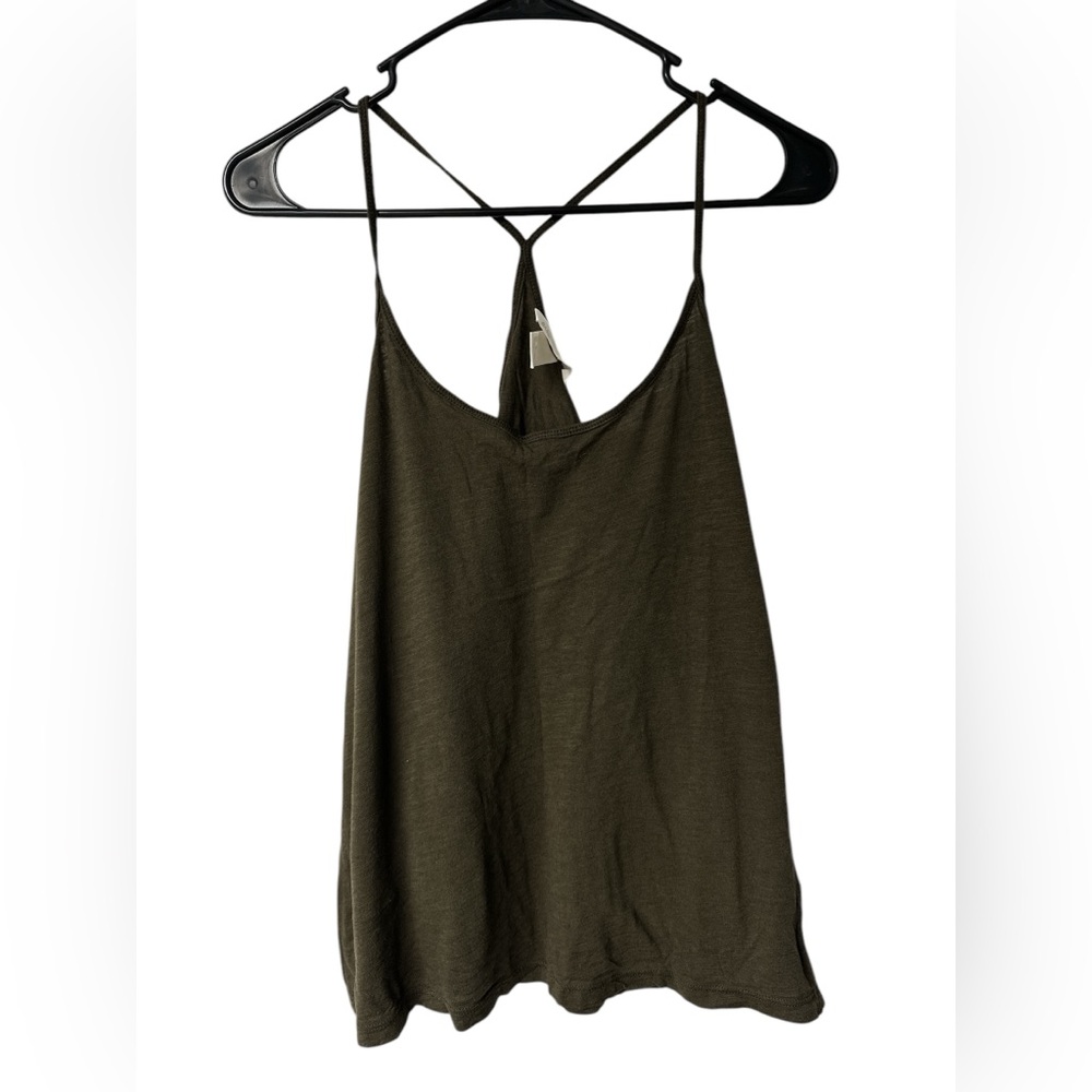 Olive Green Tank Top